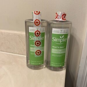 New! Simple Micellar Cleansing Water